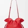 Medium Coil Flamenco Clutch in Nappa Calfskin