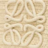 Medium Eclipse Basket in Raffia and Calfskin