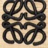 Medium Eclipse Basket in Raffia and Calfskin
