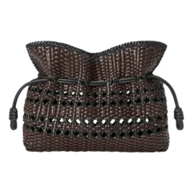 Medium Flamenco Clutch “Black Brown” a411Fc1Xdn-1103