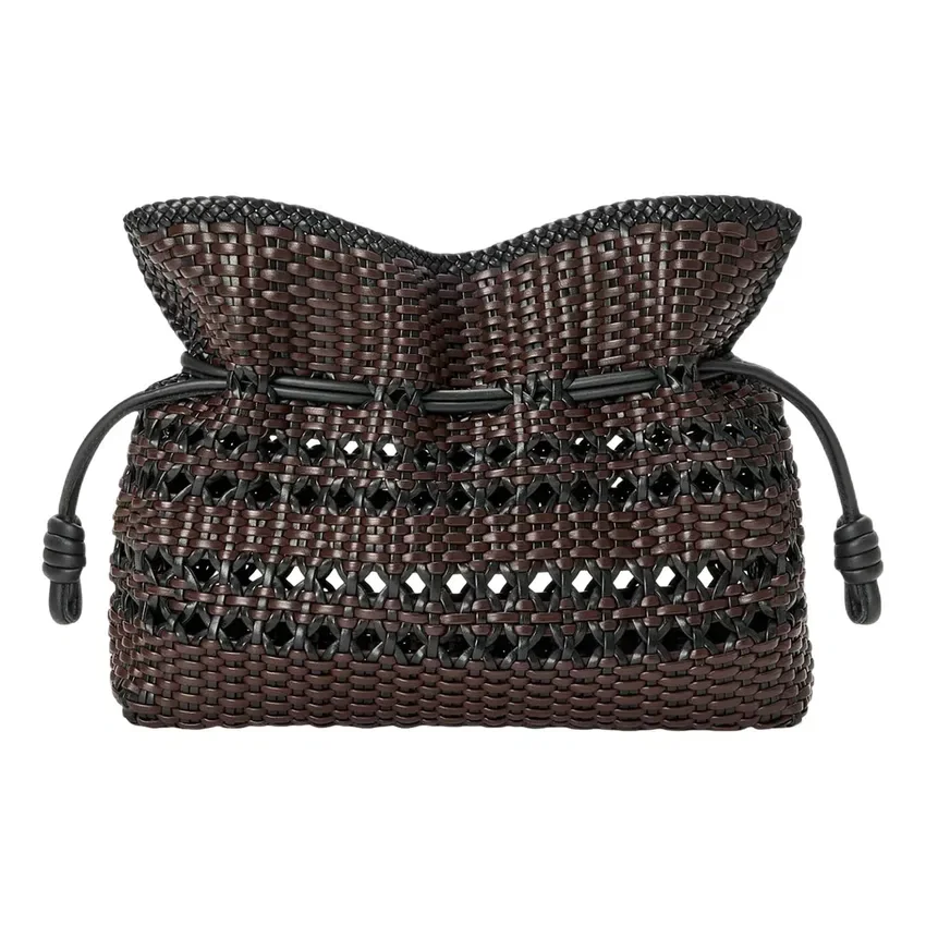 Medium Flamenco Clutch “Black Brown” a411Fc1Xdn-1103 Medium Flamenco Clutch “Black Brown” a411Fc1Xdn-1103