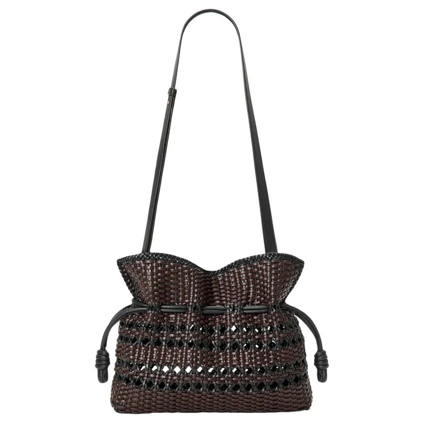 Medium Flamenco Clutch “Black Brown” a411Fc1Xdn-1103 Medium Flamenco Clutch “Black Brown” a411Fc1Xdn-1103