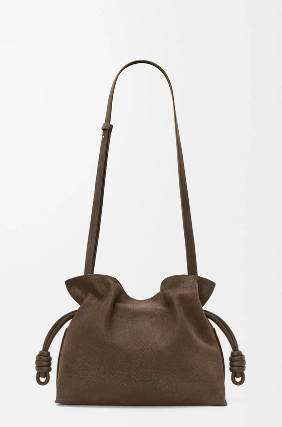 Medium Flamenco Clutch in Grained Nubuck Medium Flamenco Clutch in Grained Nubuck