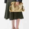 Medium Flamenco Clutch in Laminated Lambskin Medium Flamenco Clutch in Laminated Lambskin