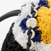 Medium Flamenco Purse in Embroidered Nappa Medium Flamenco Purse in Embroidered Nappa