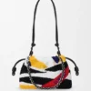 Medium Flamenco Purse in Embroidered Nappa Medium Flamenco Purse in Embroidered Nappa