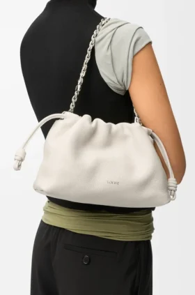 Medium Flamenco Purse in Fine Grained Calfskin
