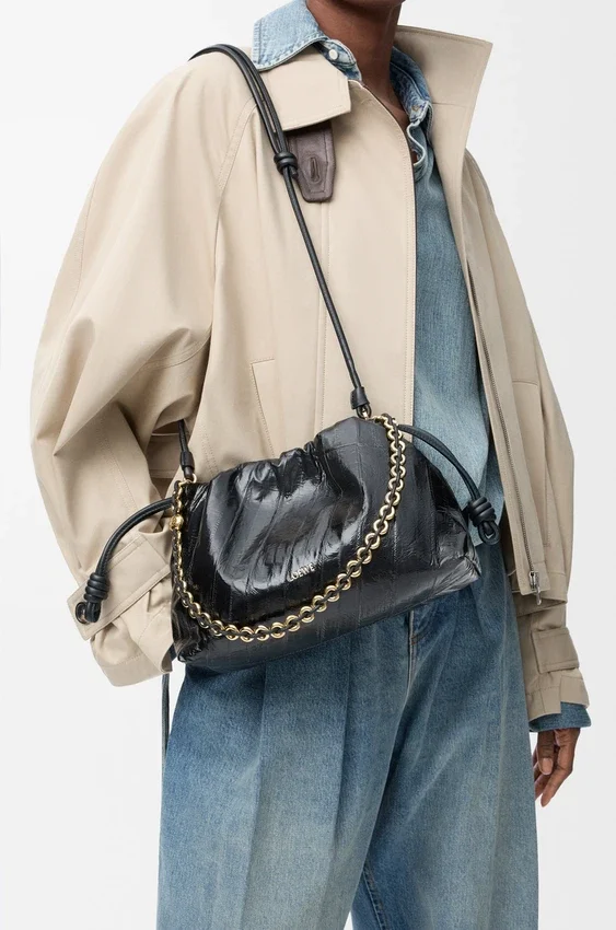 Medium Flamenco Purse in Hagfish Medium Flamenco Purse in Hagfish