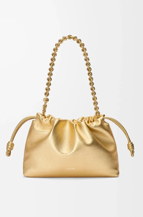 Medium Flamenco Purse in Laminated Lambskin Medium Flamenco Purse in Laminated Lambskin