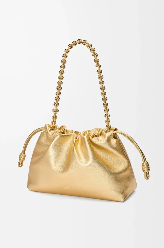 Medium Flamenco Purse in Laminated Lambskin Medium Flamenco Purse in Laminated Lambskin