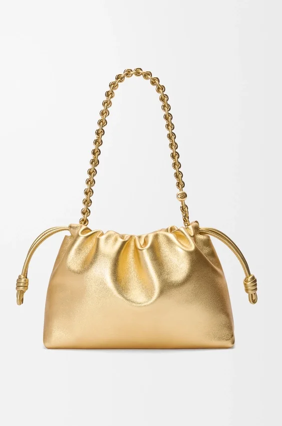 Medium Flamenco Purse in Laminated Lambskin Medium Flamenco Purse in Laminated Lambskin