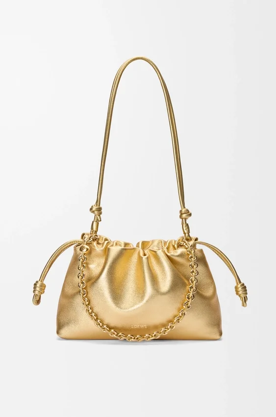 Medium Flamenco Purse in Laminated Lambskin Medium Flamenco Purse in Laminated Lambskin