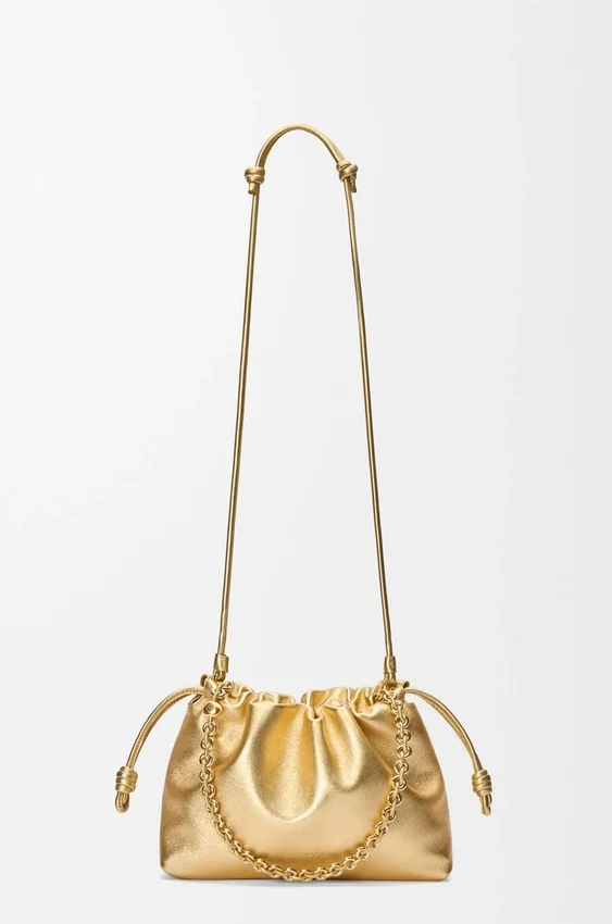 Medium Flamenco Purse in Laminated Lambskin Medium Flamenco Purse in Laminated Lambskin
