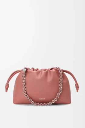 Medium Flamenco Purse in Mellow Nappa Lambskin