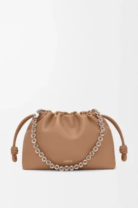 Medium Flamenco Purse in Mellow Nappa Lambskin