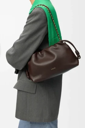 Medium Flamenco Purse in Mellow Nappa Lambskin