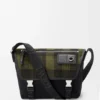 Medium Flex Messenger in Canvas and Brushed Suede
