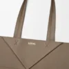 Medium Horizontal Puzzle Fold Tote in Soft Grained Calfskin