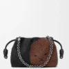 Medium Lion Beads Flamenco Purse in Beaded Canvas and Calfskin Medium Lion Beads Flamenco Purse in Beaded Canvas and Calfskin