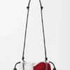 Medium Lion Beads Flamenco Purse in Beaded Canvas and Calfskin Medium Lion Beads Flamenco Purse in Beaded Canvas and Calfskin