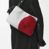 Medium Lion Beads Flamenco Purse in Beaded Canvas and Calfskin Medium Lion Beads Flamenco Purse in Beaded Canvas and Calfskin
