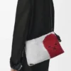 Medium Lion Beads Flamenco Purse in Beaded Canvas and Calfskin Medium Lion Beads Flamenco Purse in Beaded Canvas and Calfskin