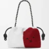 Medium Lion Beads Flamenco Purse in Beaded Canvas and Calfskin Medium Lion Beads Flamenco Purse in Beaded Canvas and Calfskin