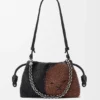 Medium Lion Beads Flamenco Purse in Beaded Canvas and Calfskin Medium Lion Beads Flamenco Purse in Beaded Canvas and Calfskin