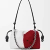 Medium Lion Beads Flamenco Purse in Beaded Canvas and Calfskin Medium Lion Beads Flamenco Purse in Beaded Canvas and Calfskin