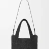 Medium Loewe Font Tote in Raffia Medium Loewe Font Tote in Raffia