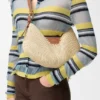 Medium Loewe Swing Bag in Raffia and Calfskin Medium Loewe Swing Bag in Raffia and Calfskin