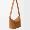 Medium Loop Hobo in Suede Calfskin
