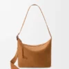 Medium Loop Hobo in Suede Calfskin