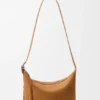 Medium Loop Hobo in Suede Calfskin