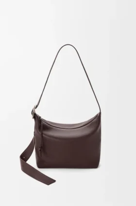 Medium Loop Hobo in Supple Grained Calfskin