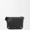 Medium Pebble Messenger Bag in Supple Grained Calfskin