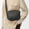 Medium Pebble Messenger Bag in Supple Grained Calfskin
