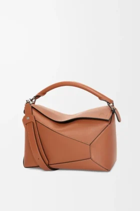 Medium Puzzle Edge Bag in Classic Calfskin
