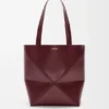 Medium Puzzle Fold Tote in Shiny Calfskin Medium Puzzle Fold Tote in Shiny Calfskin