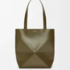 Medium Puzzle Fold Tote in Shiny Calfskin Medium Puzzle Fold Tote in Shiny Calfskin