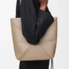 Medium Puzzle Fold Tote in Shiny Calfskin Medium Puzzle Fold Tote in Shiny Calfskin