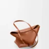 Medium Puzzle Fold Tote in Shiny Calfskin Medium Puzzle Fold Tote in Shiny Calfskin