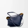 Medium Puzzle Fold Tote in Shiny Calfskin