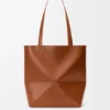 Medium Puzzle Fold Tote in Shiny Calfskin Medium Puzzle Fold Tote in Shiny Calfskin