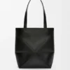 Medium Puzzle Fold Tote in Shiny Calfskin Medium Puzzle Fold Tote in Shiny Calfskin