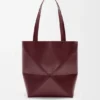 Medium Puzzle Fold Tote in Shiny Calfskin Medium Puzzle Fold Tote in Shiny Calfskin