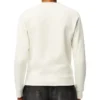 Men”S Loewe Anagram Logo Embroidered Cotton Pullover Creamy White H526341Xa1-2370