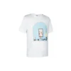 Men”S Loewe Aw19 Painting Short Sleeve White H6299720Si