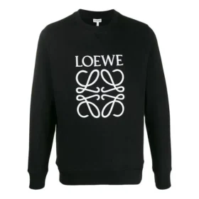 Men”S Loewe Brand Logo Printing Pullover Black H6109900Cr-1100 Men”S Loewe Brand Logo Printing Pullover Black H6109900Cr-1100