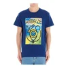 Men”S Loewe Eye Printing Short Sleeve Blue H6109822Pc-5130